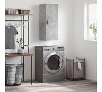 BOWEKAM Home & Garden Armoire murale Gris béton 34,5 x 34 x 90 cm