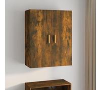 BOWEKAM Home & Garden Armoire murale suspendue Chêne fumé 69,5 x 34 x 90 cm