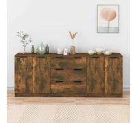 BOWEKAM Home & Garden Buffet 3 pièces en chêne fumé