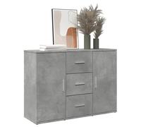BOWEKAM Home & Garden Buffet Concerte Gris 90,5 x 29,5 x 65 cm