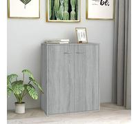 BOWEKAM Home & Garden Buffet en bois d'ingénierie Gris Sonoma 60 x 30 x 75 cm