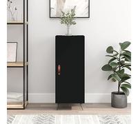 BOWEKAM Home & Garden Buffet en bois d'ingénierie Noir 34,5 x 34 x 90 cm