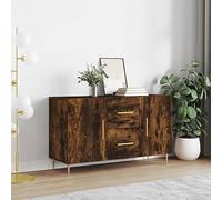 BOWEKAM Home & Garden Buffet en chêne fumé 100 x 36 x 60 cm