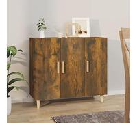 BOWEKAM Home & Garden Buffet en chêne fumé 90 x 34 x 80 cm