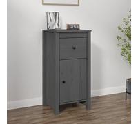 BOWEKAM Home & Garden Buffet en pin massif Gris 40 x 35 x 80 cm