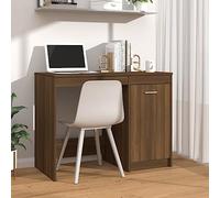 BOWEKAM Home & Garden Bureau en chêne Marron 100 x 50 x 76 cm