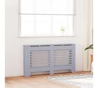 BOWEKAM Home & Garden Cache-radiateur en MDF Anthracite 152 x 19 x 81,5 cm