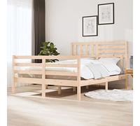 BOWEKAM Home & Garden Cadre de lit sans matelas 120 x 190 cm Petit double Petit Double Bois massif