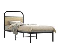 BOWEKAM Home & Garden Cadre de lit sans matelas 80 x 200 cm Chêne Sonoma