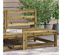 BOWEKAM Home & Garden Canapé de jardin sans accoudoirs en pin imprégné 70 x 70 x 67 cm