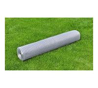 BOWEKAM Home & Garden Clôture en acier galvanisé pour poules Argenté 10 x 1 m