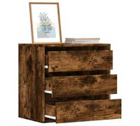 BOWEKAM Home & Garden Commode d'angle en chêne fumé 60 x 41 x 58 cm