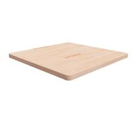 BOWEKAM Home & Garden-Dessus de table carré 90x90x4 cm Non traité Bois Massif Chêne Meubles Choix