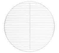 BOWEKAM Home & Garden Grille de barbecue ronde en acier inoxydable 304 54 cm