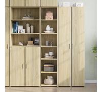BOWEKAM Home & Garden-Highboard en chêne sonoma 40 x 41 x 185 cm