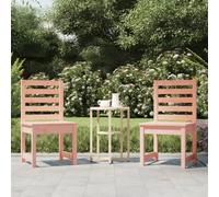 BOWEKAM Home & Garden Lot de 2 chaises de jardin en bois massif Douglas 50 x 48 x 91,5 cm