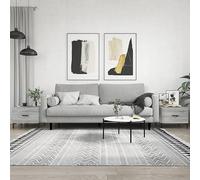 BOWEKAM Home & Garden Lot de 2 tables basses en bois Sonoma Gris 50 x 50 x 40 cm