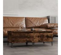 BOWEKAM Home & Garden Lot de 2 tables d'appoint en chêne fumé 50 x 46 x 35 cm