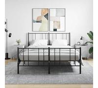 BOWEKAM Home & Garden Lot de 2 tables de chevet Gris béton 40 x 40 x 50 cm