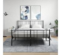BOWEKAM Home & Garden Lot de 2 tables de chevet murales Blanc brillant 35 x 35 x 20 cm