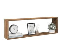 BOWEKAM Home & Garden Lot de 4 étagères murales cubiques en chêne 100 x 15 x 30 cm
