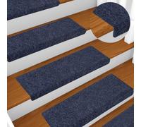 BOWEKAM Home & Garden Lot de 5 tapis d'escalier avec poinçon aiguille Anthracite 65 x 21 x 4 cm