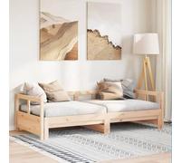BOWEKAM Home & Garden-Méridienne sans matelas 80x200 cm pin massif au choix
