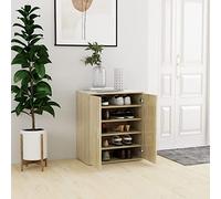 BOWEKAM Home & Garden Meuble à chaussures en chêne Sonoma 60 x 35 x 70 cm