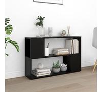 BOWEKAM Home & Garden Meuble à livres en bois d'ingénierie Noir 100 x 24 x 63 cm