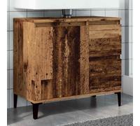 BOWEKAM Home & Garden Meuble lavabo en bois ancien 65 x 33 x 60 cm