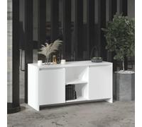BOWEKAM Home & Garden Meuble TV en bois d'ingénierie Blanc 102 x 37,5 x 52,5 cm