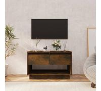 BOWEKAM Home & Garden Meuble TV en chêne fumé 70 x 41 x 44 cm