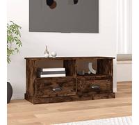 BOWEKAM Home & Garden Meuble TV en chêne fumé 93 x 35,5 x 45 cm Choix de meubles en bois