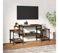 BOWEKAM Home & Garden Meuble TV en chêne Marron 117 x 35 x 52 cm