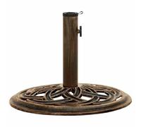 BOWEKAM Home & Garden Pied de parasol en fonte Bronze 44 x 44 x 31 cm