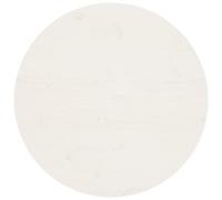 BOWEKAM Home & Garden Plateau de table en pin massif Blanc 70 x 2,5 cm