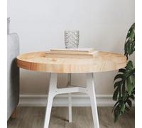 BOWEKAM Home & Garden Plateau de table rond en pin massif 50 x 3 cm