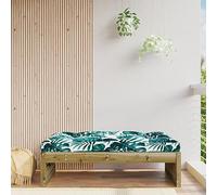 BOWEKAM Home & Garden Repose-pieds en pin imprégné 120 x 80 cm