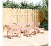 BOWEKAM Home & Garden Salon de jardin 5 pièces en bois massif