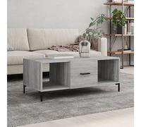 BOWEKAM Home & Garden Table basse en bois d'ingénierie Gris Sonoma 102 x 50 x 40 cm