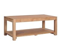 BOWEKAM Home & Garden Table basse en teck massif 100 x 50 x 40 cm