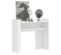 BOWEKAM Home & Garden Table console en bois d'ingénierie Blanc 100 x 35 x 90 cm