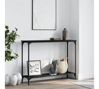 BOWEKAM Home & Garden Table console en bois d'ingénierie Noir 101 x 30,5 x 75 cm