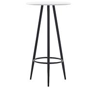 BOWEKAM Home & Garden Table de bar en MDF Blanc 60 x 107,5 cm