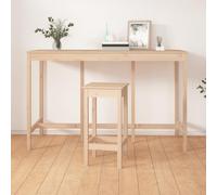 BOWEKAM Home & Garden Table de bar en pin massif 180 x 80 x 110 cm