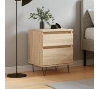 BOWEKAM Home & Garden Table de chevet en chêne Sonoma 40 x 35 x 50 cm