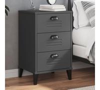 BOWEKAM Home & Garden Table de chevet Viken Gris anthracite