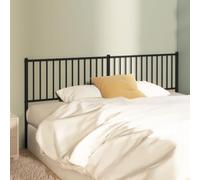 BOWEKAM Home & Garden Tête de lit en métal Noir 200 cm
