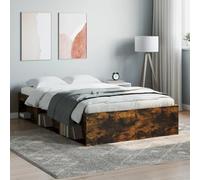 BOWEKAM Lits & Accessoires-Lits & Cadres de lit-Cadre de lit sans matelas Chêne fumé 120 x 200 cm