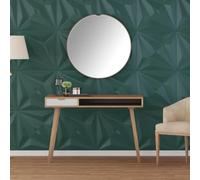 BOWEKAM Lot de 24 panneaux muraux pour maison et jardin - Vert - 50 x 50 cm - XPS - 6 m